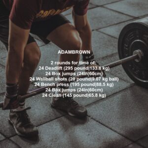Adambrown Crossfit Workout