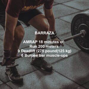 Barraza Crossfit Workout