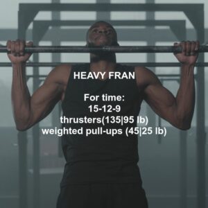 Heavy Fran Crossfit Workout