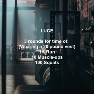 Luce Crossfit Workout
