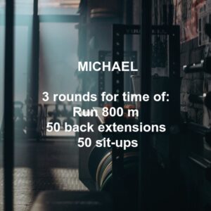 Michael Crossfit Workout