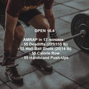 Open 16.4 Crossfit Workout