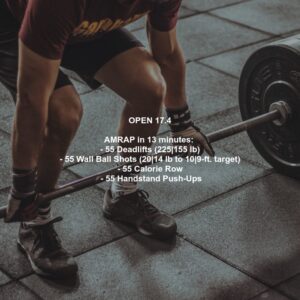 Open 17.4 Crossfit Workout