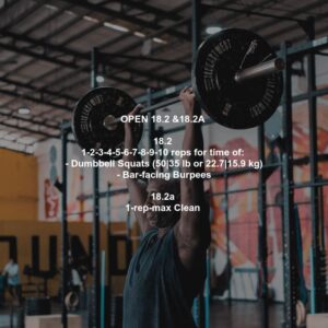 Open 18.2 &18.2a Crossfit Workout