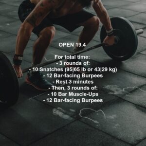 Open 19.4 Crossfit Workout