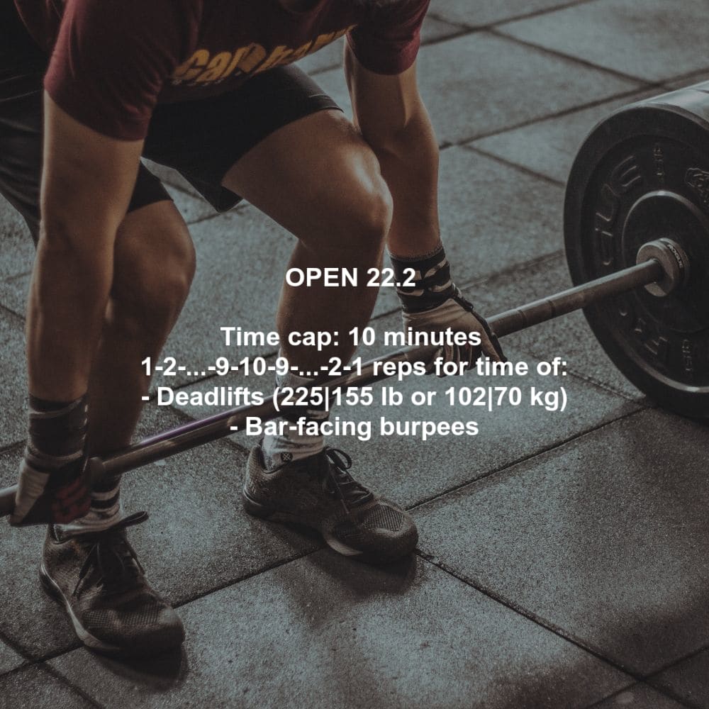 Open 22.2 Crossfit Workout