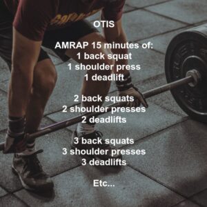 Otis Crossfit Workout